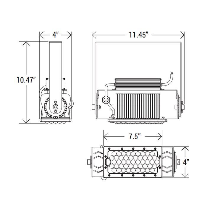 CLFL1 Series 100W LED Flood Light