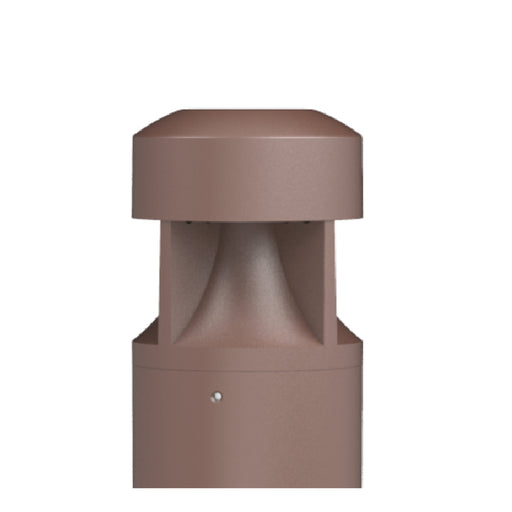 Architectural Bevel-top Cone Style Bollard with 3CCT and Wattage Selector