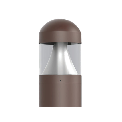 Architectural Round Dome-top Cone Style Bollard with 3CCT and Wattage Selector