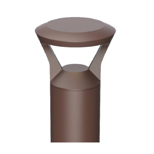 Architectural Round Post-top Style Bollard with 3CCT and Wattage Selector