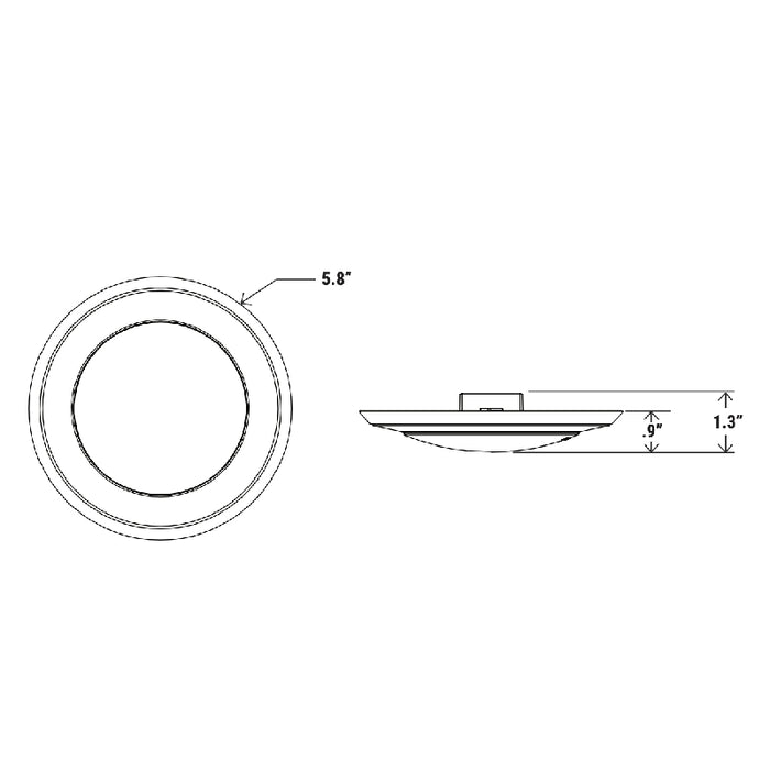 4" Disk Downlight with CCT Selector