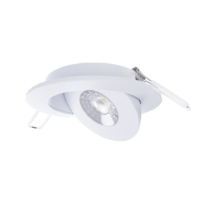 4" LED Recessed Round Floating Gimbal with Multiple CCT