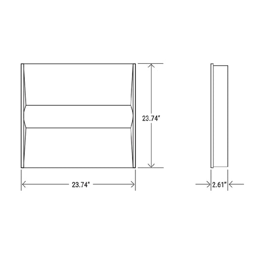 2' x 2' Center Basket Troffer with CCT and Wattage Selector