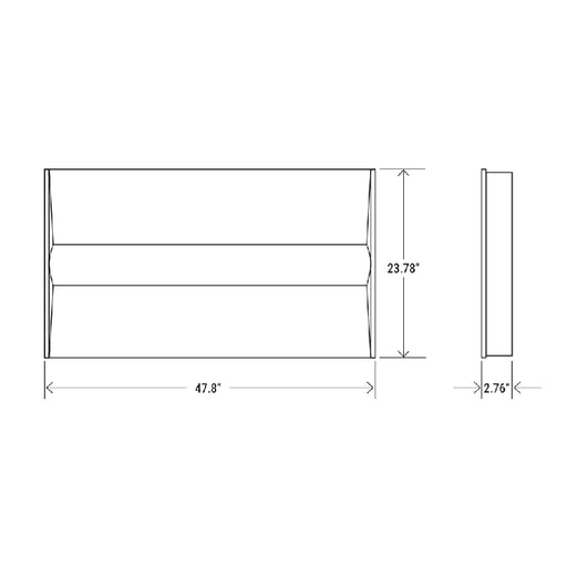 2' x 4' Center Basket Troffer with CCT and Wattage Selector