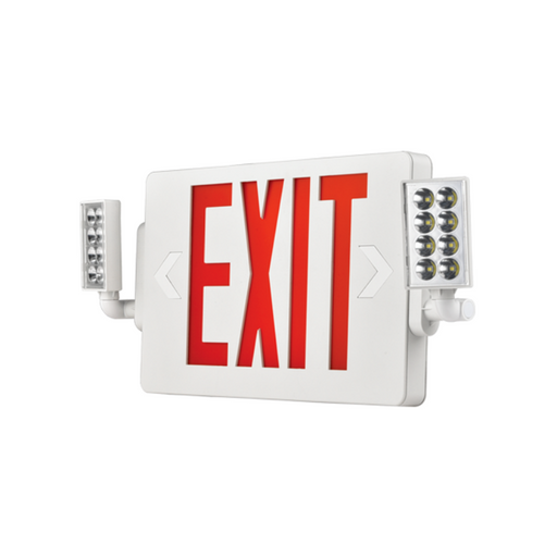 PT-EXL-C-SLM Series Ultra-Slim LED Exit Sign & Emergency Light Combo