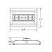 2' LED Linear High Bay with CCT Selectable