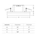 4" Back-Lit 3in1 Surface Mount with CCT Selector