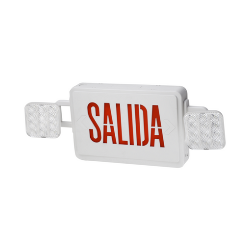 PT-EXL-C Salida Series Bi-Color LED Exit Sign & Emergency Light Combo