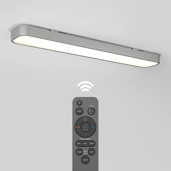 FM05-EUR-MG Europa 1-lt 36" LED Flush Mount with Remote, CCT