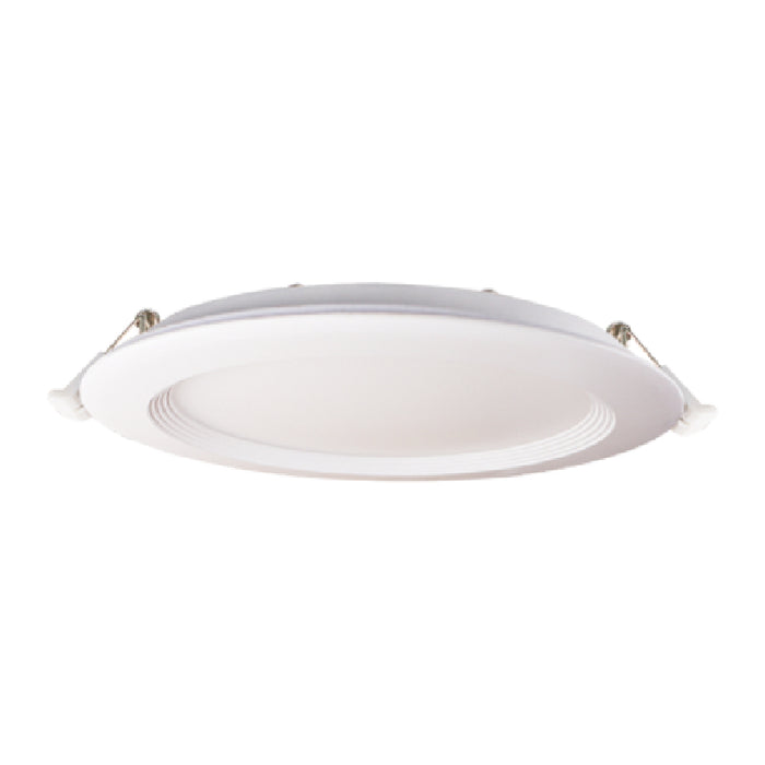 6" Round LED Slim Baffle Recessed Downlight with Multiple CCT