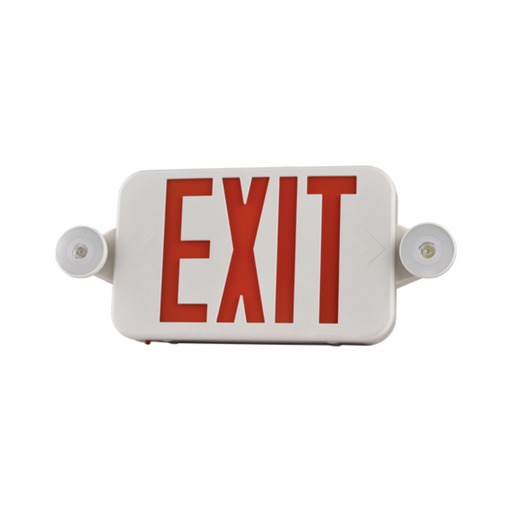 PT-EXL-C-R Series Slim Round Bi-Color LED Exit Sign & Emergency Light Combo