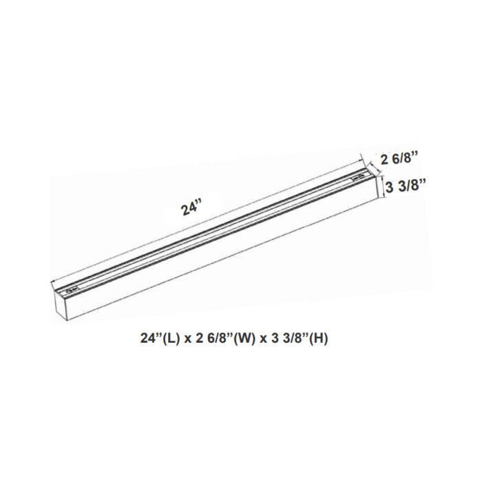 SCX 2FT 20W LED Linkable Linear Light, CCT