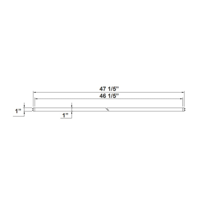 T8-EZ6-GS 4FT 18W LED T8 Linear Lamp, 3000K, Pack of 12