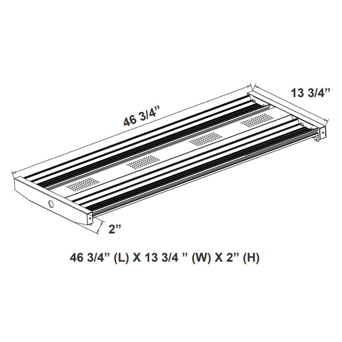 LLHB4 100W/150W/200W LED Linear High Bay