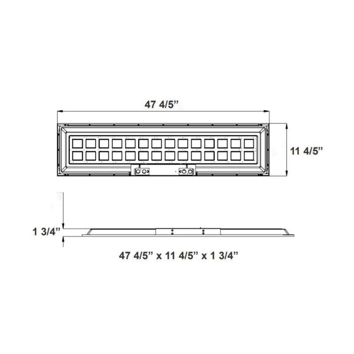 LPNG 1x4 40W LED Backlit Panel Light, 4000K