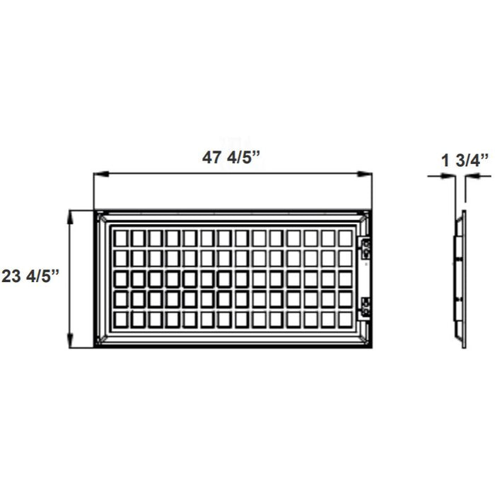 LPNG 2x4 50W LED Backlit Panel Light, 3500K