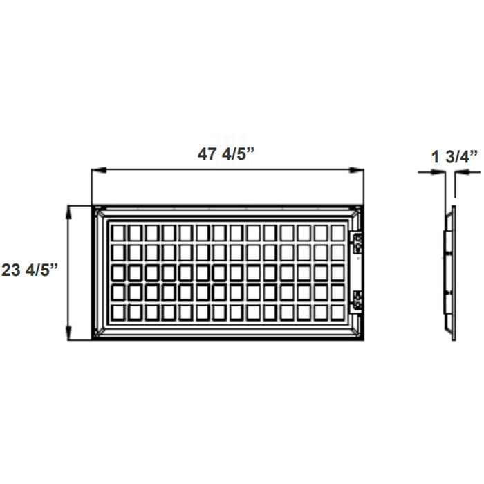 LPNG 2x4 50W LED Backlit Panel Light, 2700K