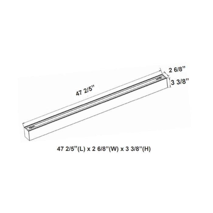 SCX 4FT LED Linear Lights, CCT, Regressed Lens