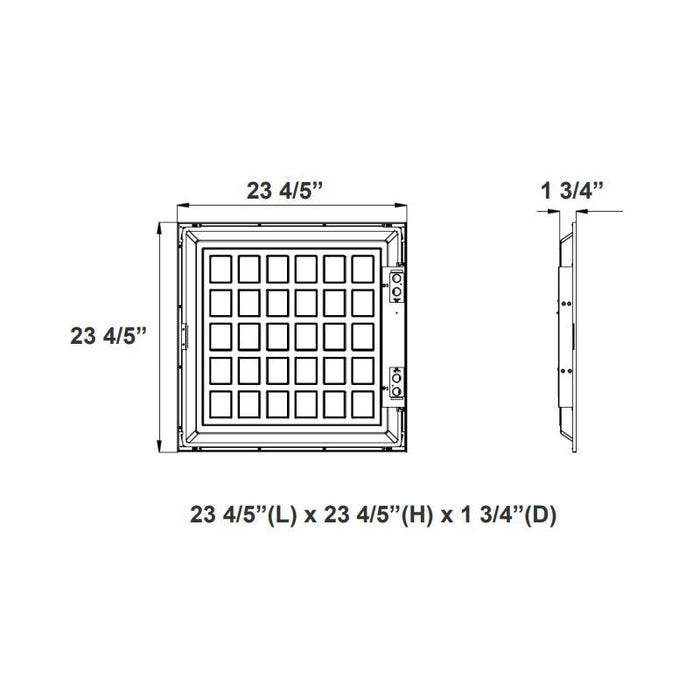 LPNG 2x2 40W LED Backlit Panel Light, 4000K