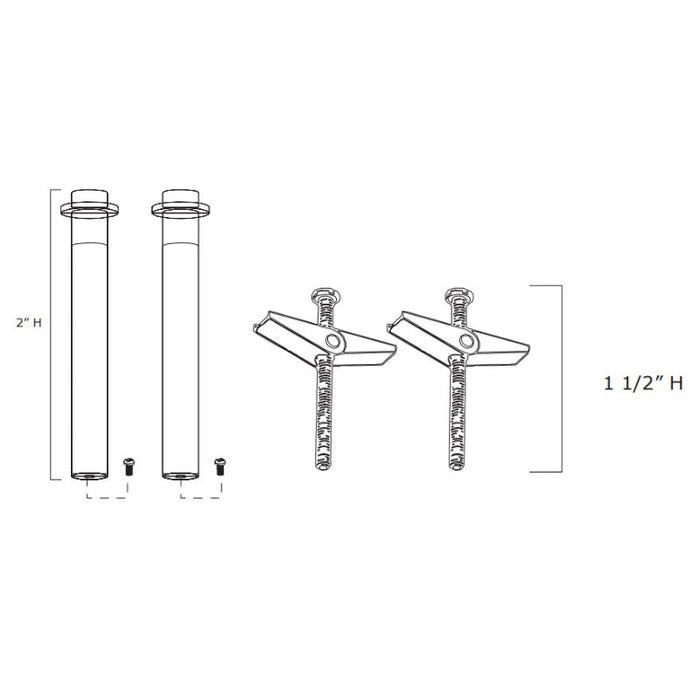 E1LAL-MNT-SCW Surface Mount Kit